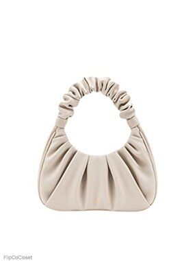 JW PEI Gabbi Vegan Leather Ruched Hobo Handbag Magnet Closure